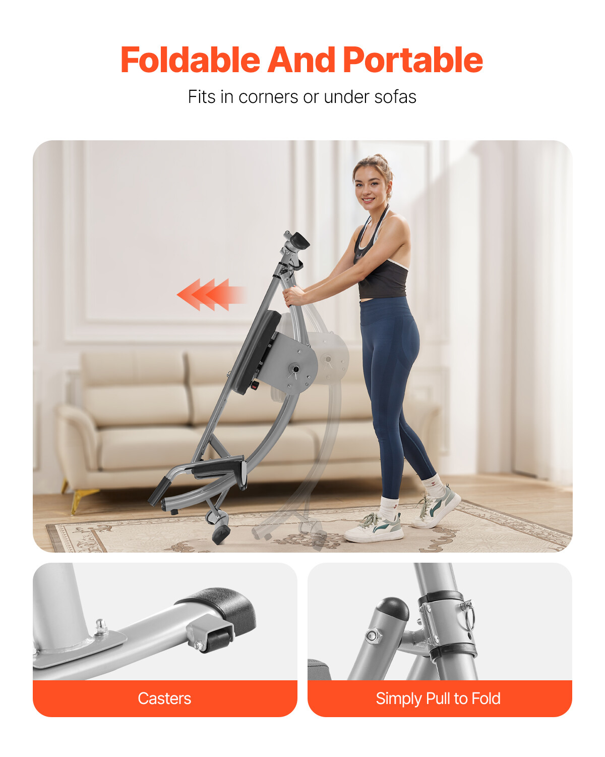 AB Workout Machine Equipment Home Gym Core Abdominal Trainers Adjustable