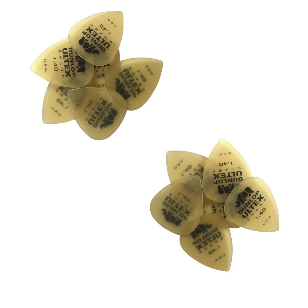 Dunlop Guitar Picks 12 Picks Ultex Sharp 1.4mm Extra Hvy 433P1.40