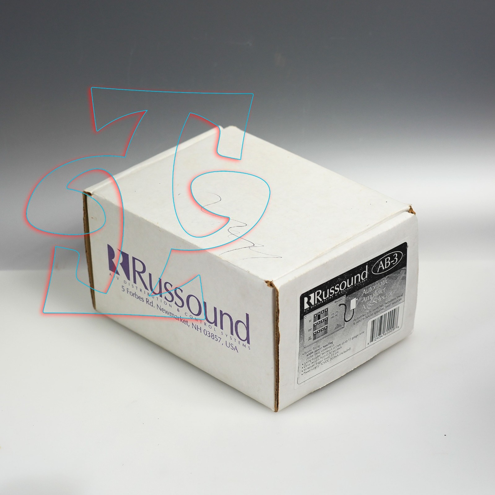 Russound AB-3 Automatic Amplifier A B Speaker Selector 400W 12VDC NOS