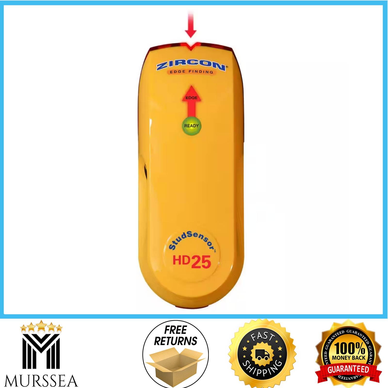 Zircon StudSensor HD25 Stud Finder Wall Scanner Wood Metal Detector 65943