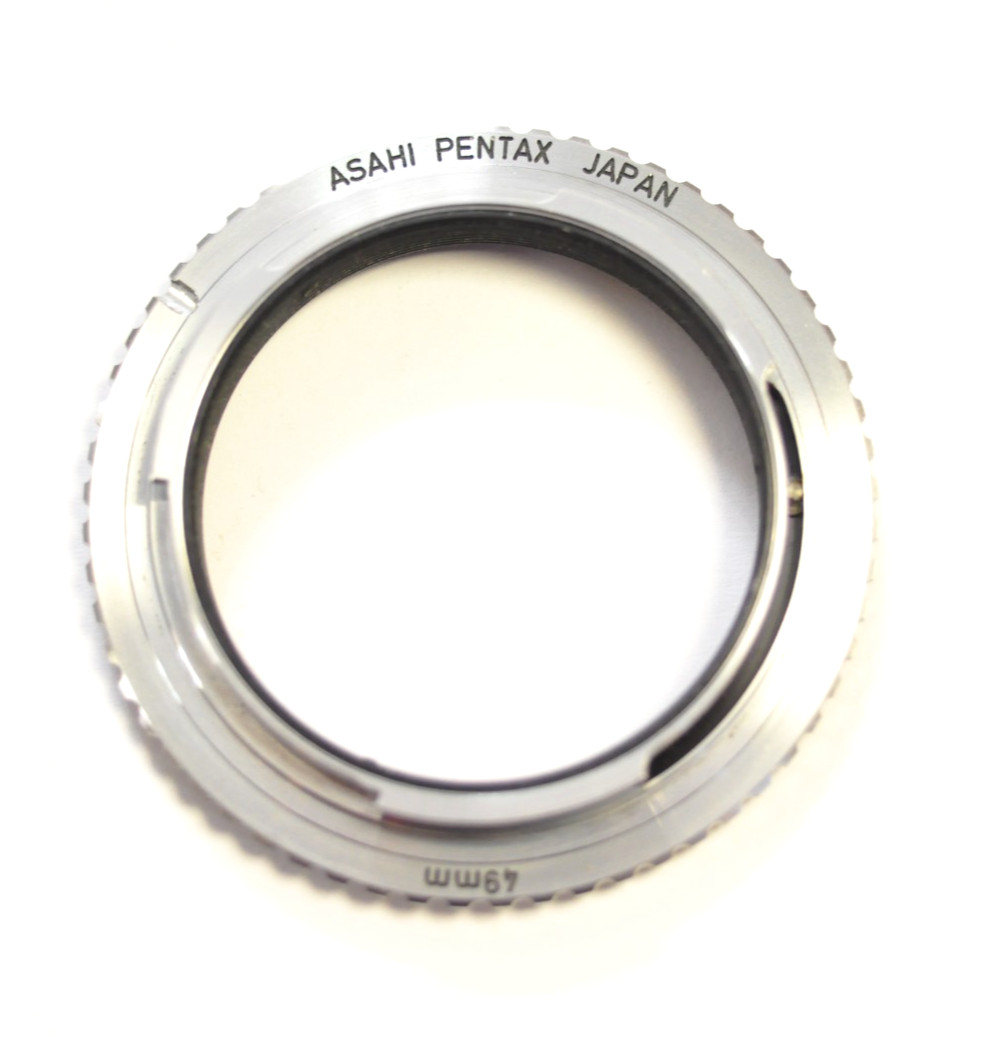 Pentax Asahi PK #330332 49mm reverse adapter. NOS.