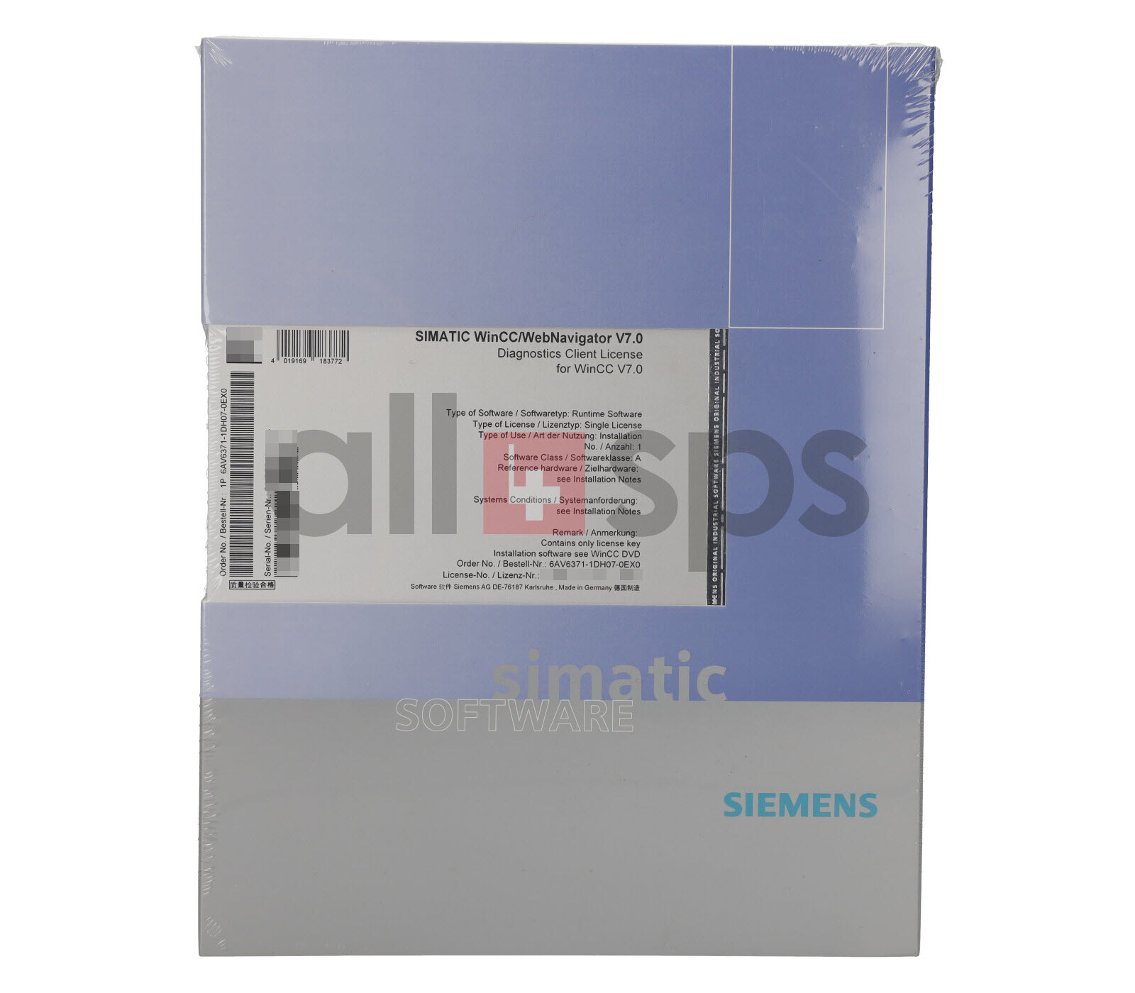 SIEMENS WINCC/WEB NAVIGATOR V7.0 - 6AV6371-1DH07-0EX0 (NS)