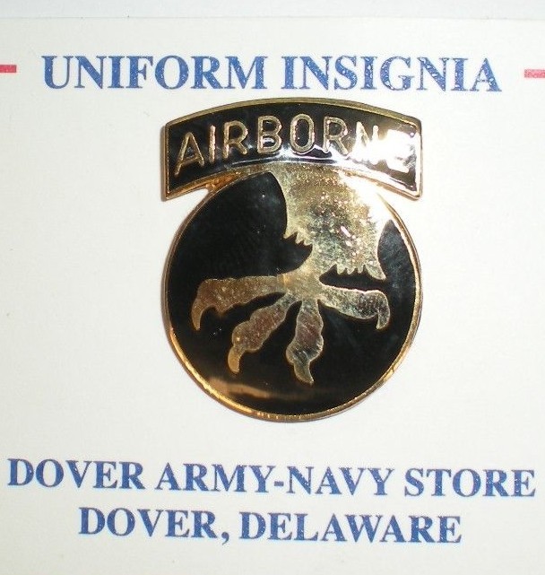 WWII US ARMY 17TH AIRBORNE PIN - CURRENT PRODUCTION - GREAT FOR CAPS/JACKETS!