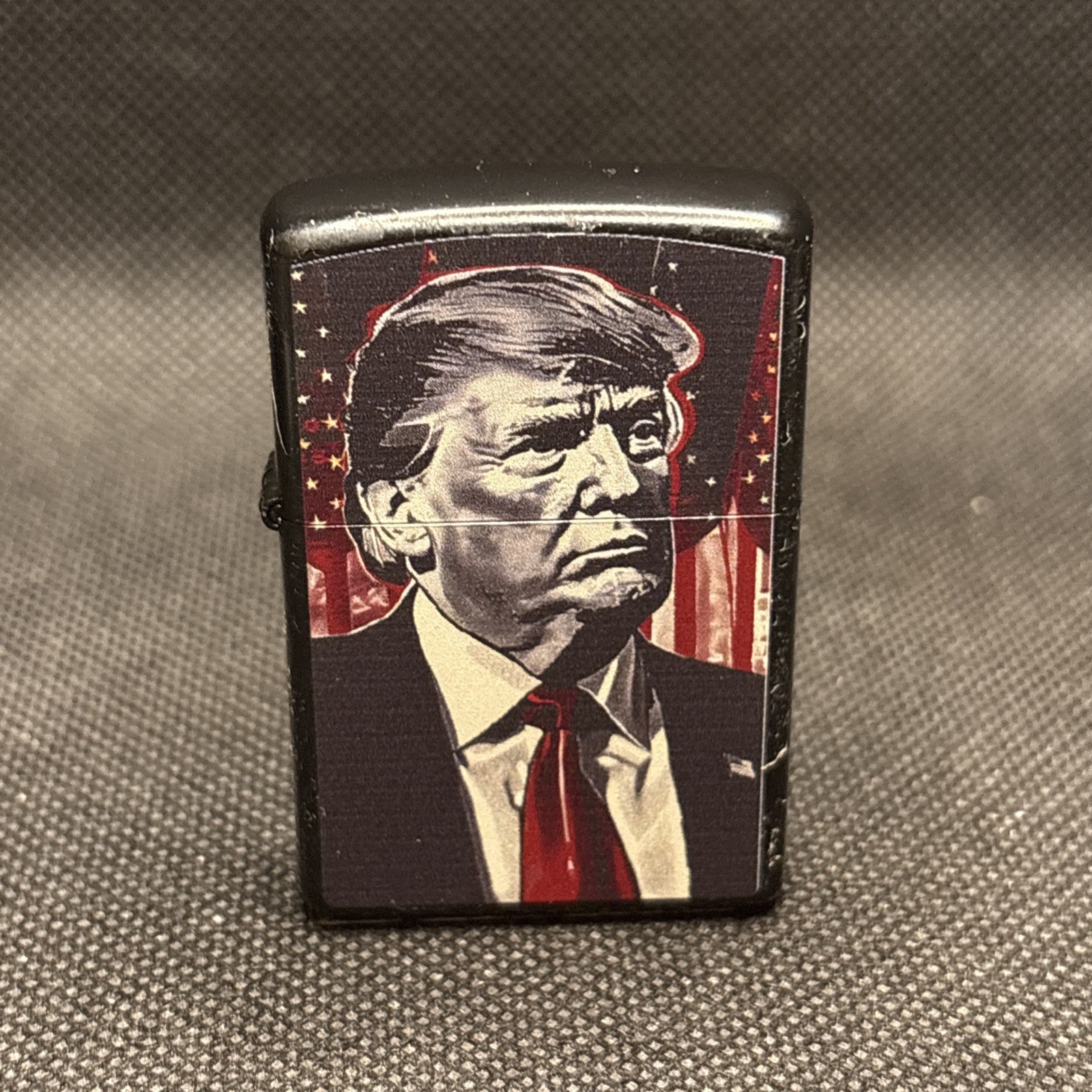 President Donald Trump 2024 Windproof Refillable Flip Top Oil Lighter
