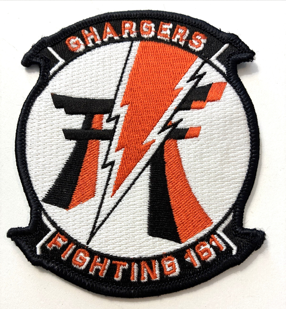 US Navy The Chargers Fighting 161 Patch 4.5"-