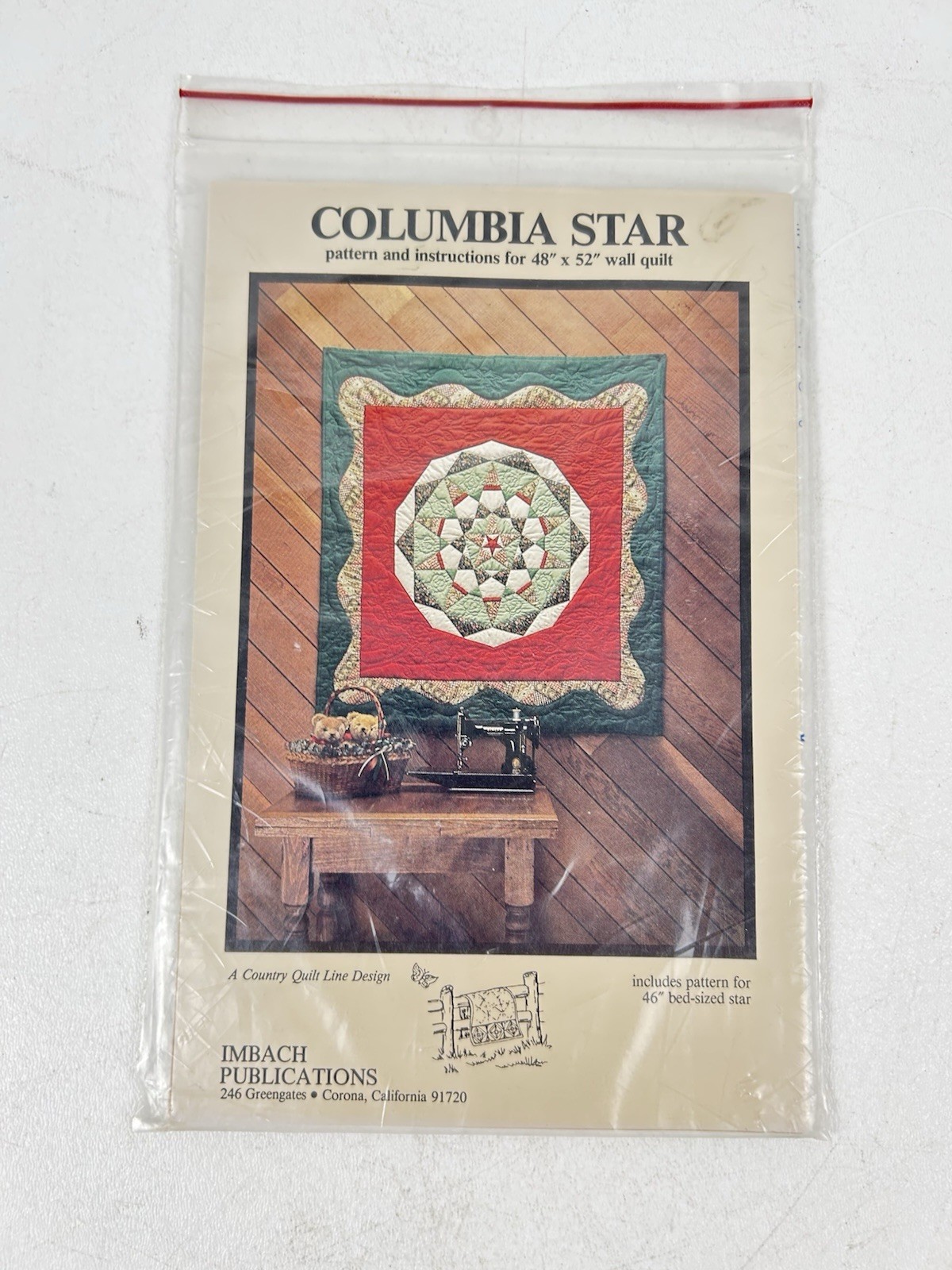 Imbach Publications Columbia Star Quilt Pattern The Country Quilt Line