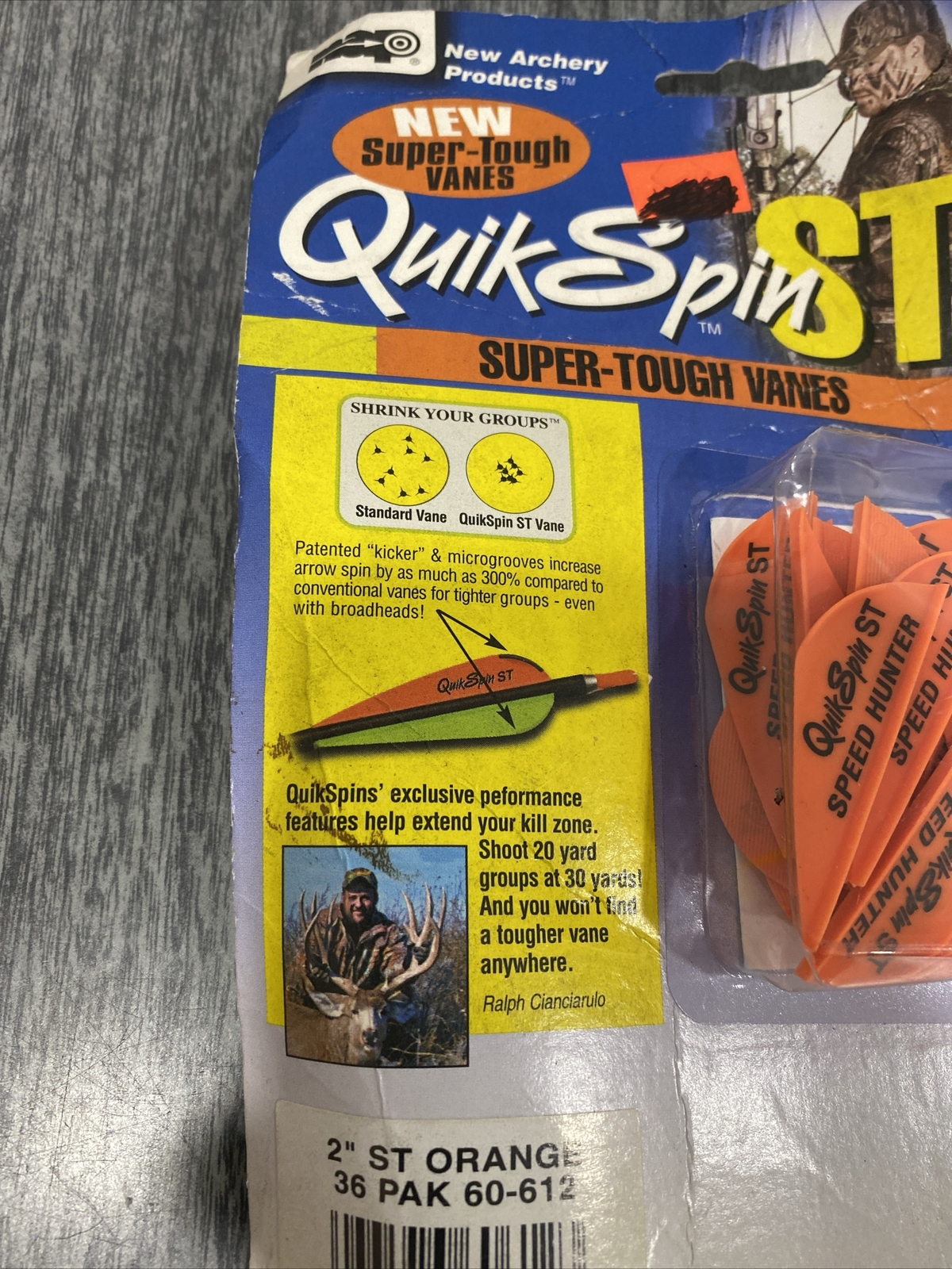 Quik Spin ST Super Tough Vanes 2” 36 Pack
