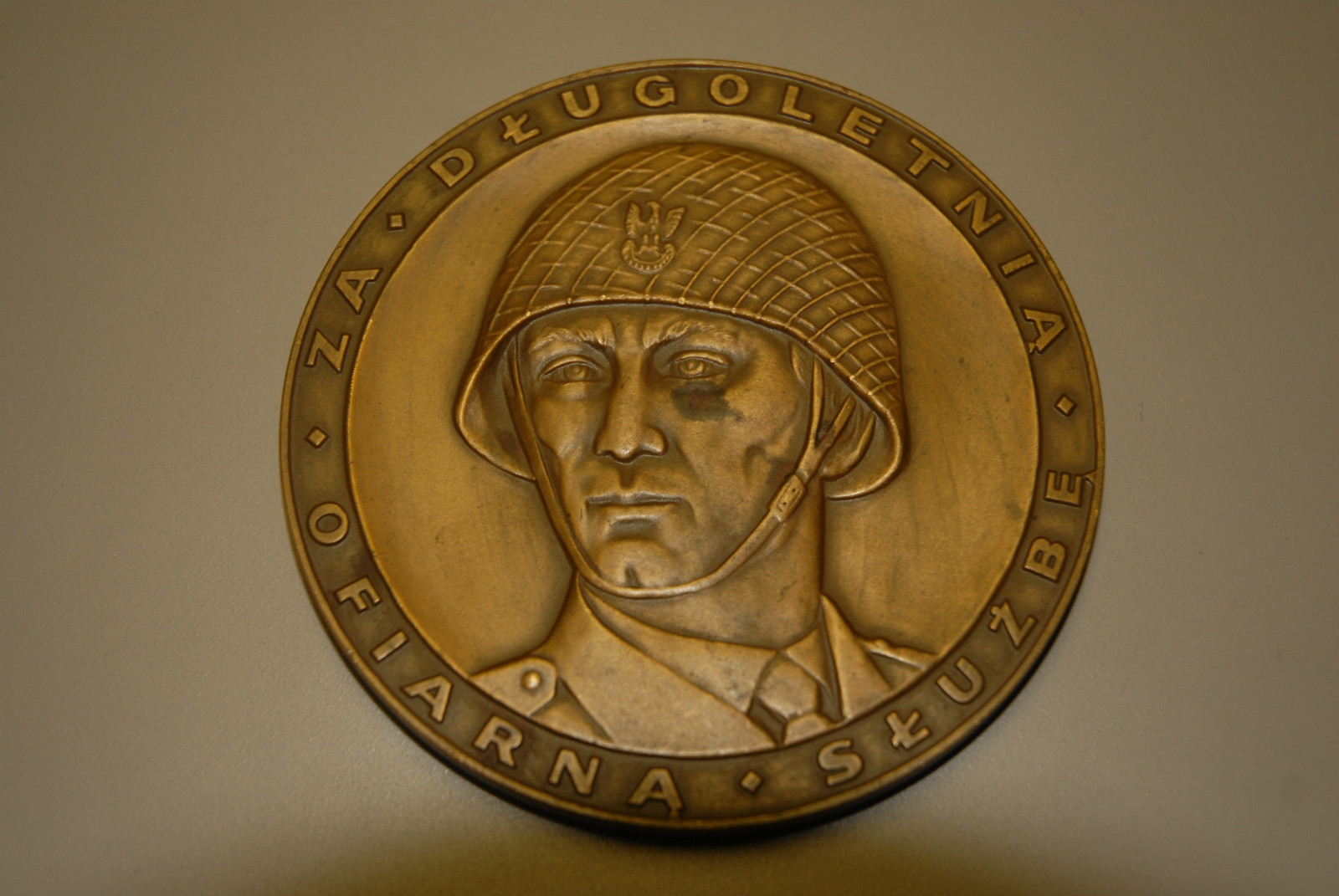 Polish Bronze Medal - Za Dlugoletnia Ofiarna Sluzbe - LWP PRL Soldier w/ Eagle