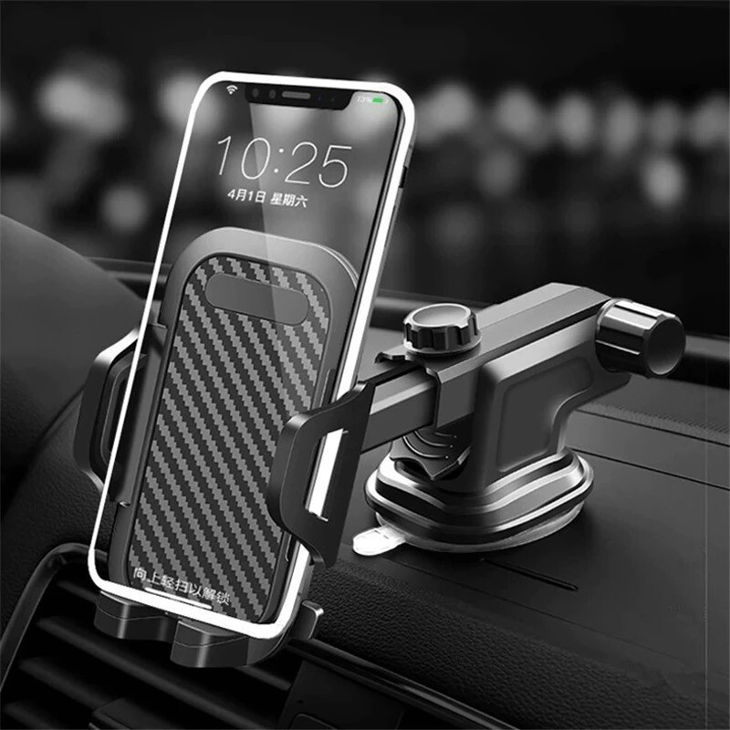 Adjustable Car Phone Holder With Suction Cup, Suitable For Phone Navigation