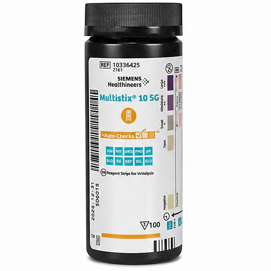 Siemens 2161 / 10336425 Multistix 10 SG Test Strip 100/BX Exp 12/31/26