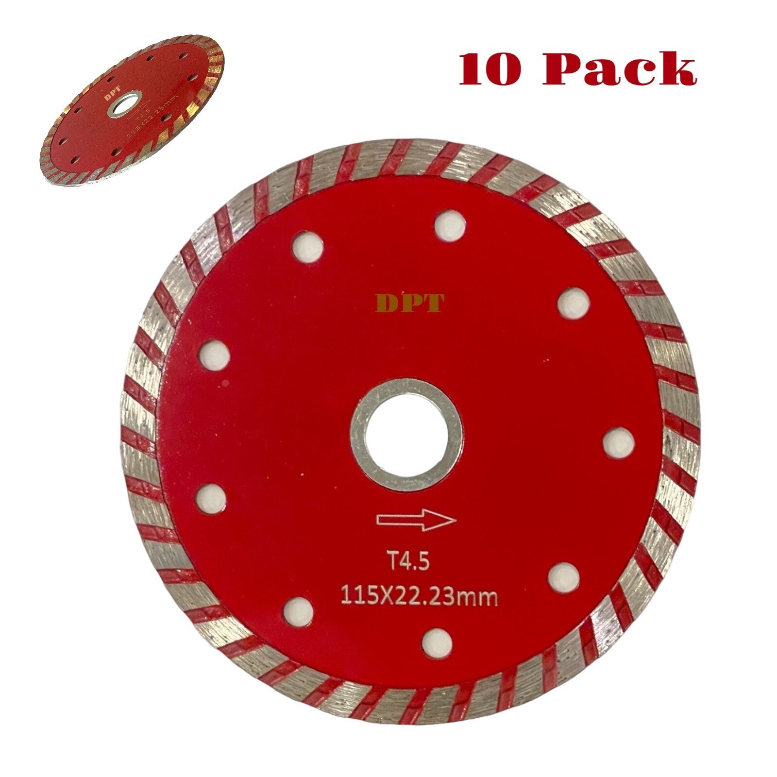 4-1/2" Diamond Tile Saw Blade Cutting Ceramic Concrete Stone Masonry Stone Tile