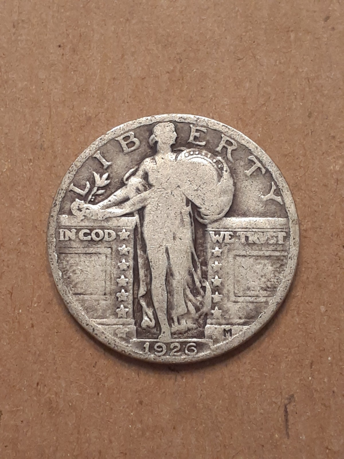 1926 STANDING LIBERTY QUARTER     GOOD