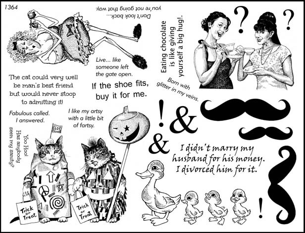 Unmounted Rubber Stamp Plate, Unmounted/Uncut Pink Rubber Stamps