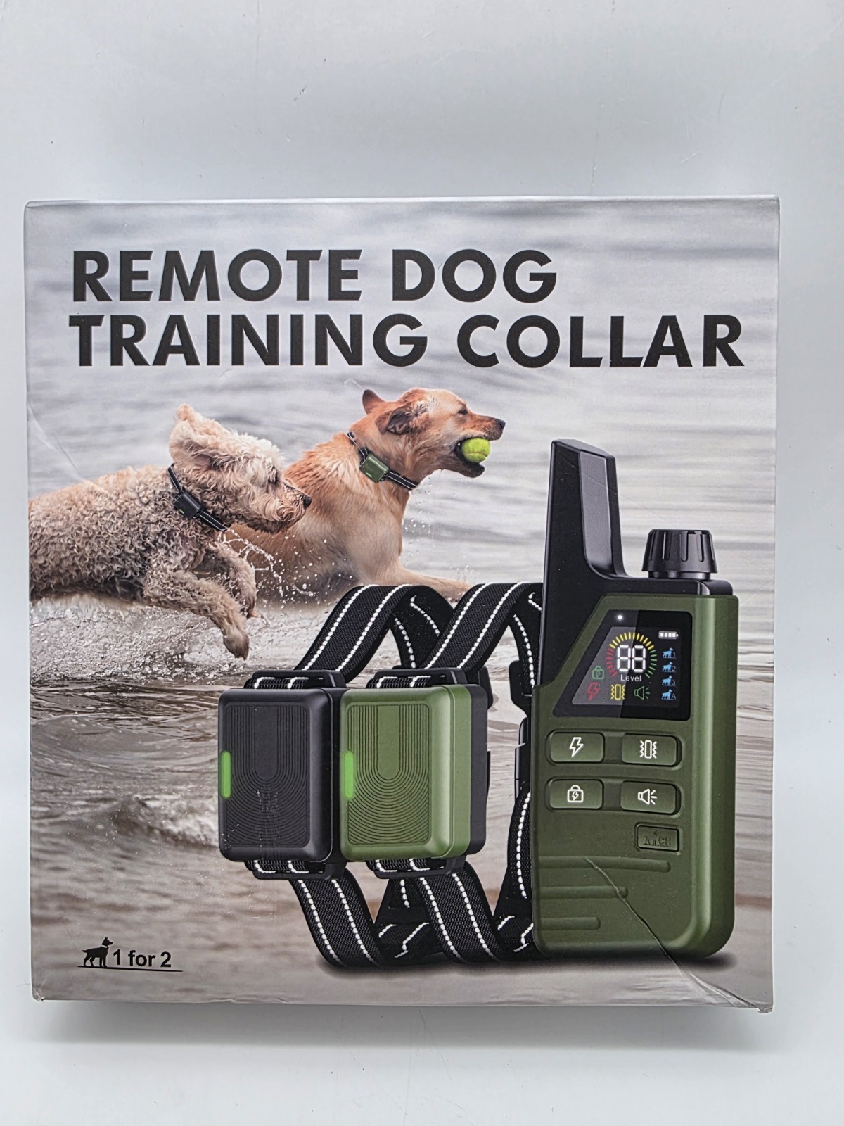 Jugbow Dog Shock Collar 2 Dogs - 3300FT Dog Training Collar w/ Remote IPX7   NEW