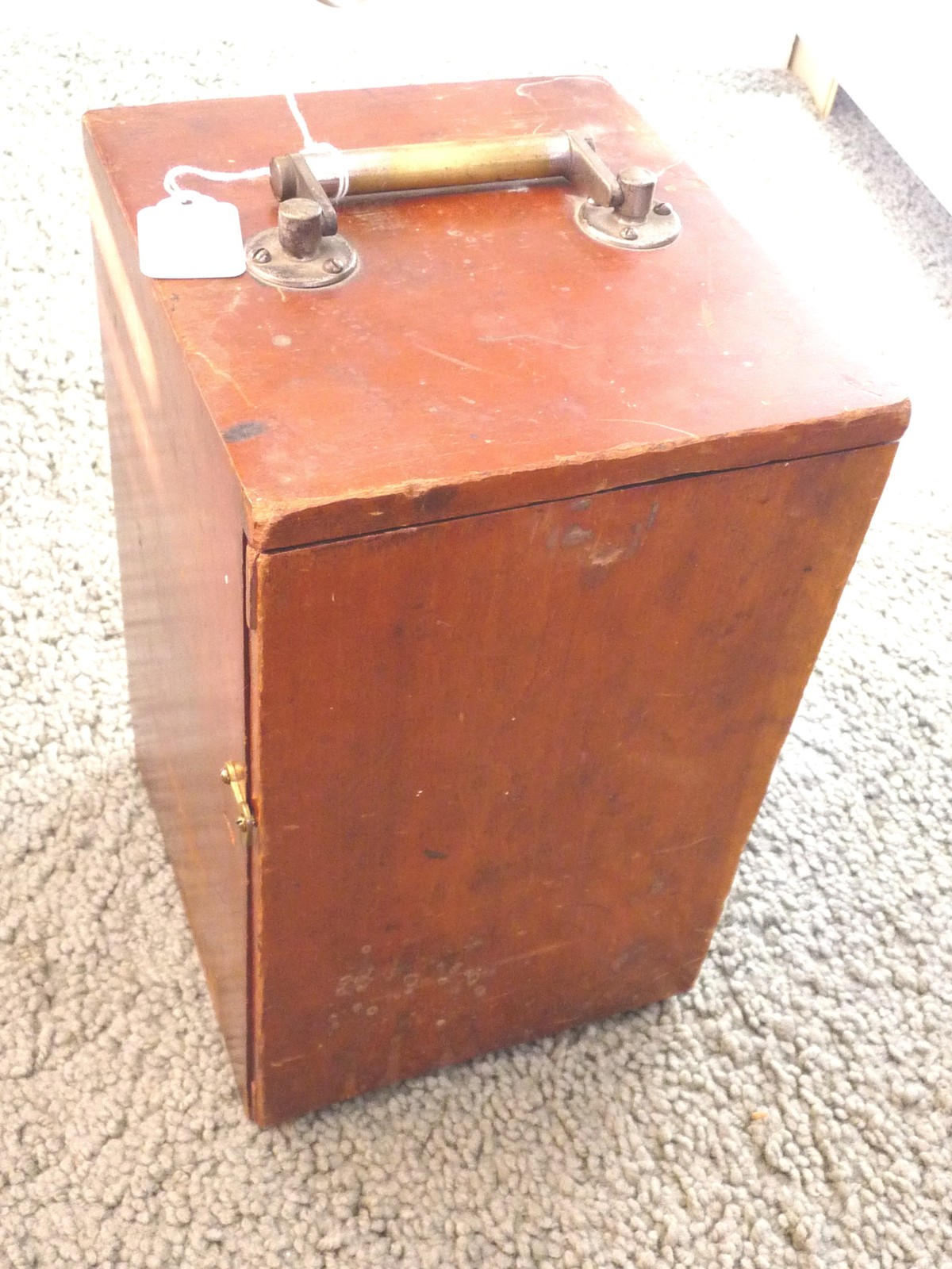 BUSCH RATHENOW BRASS MICROSCOPE WITH CASE & LENSES JUG 880