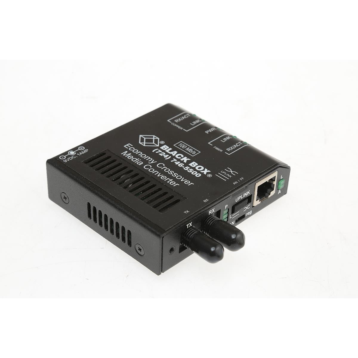 BLACK BOX LH1504A Economy Crossover Media Converter - SKU#1503807