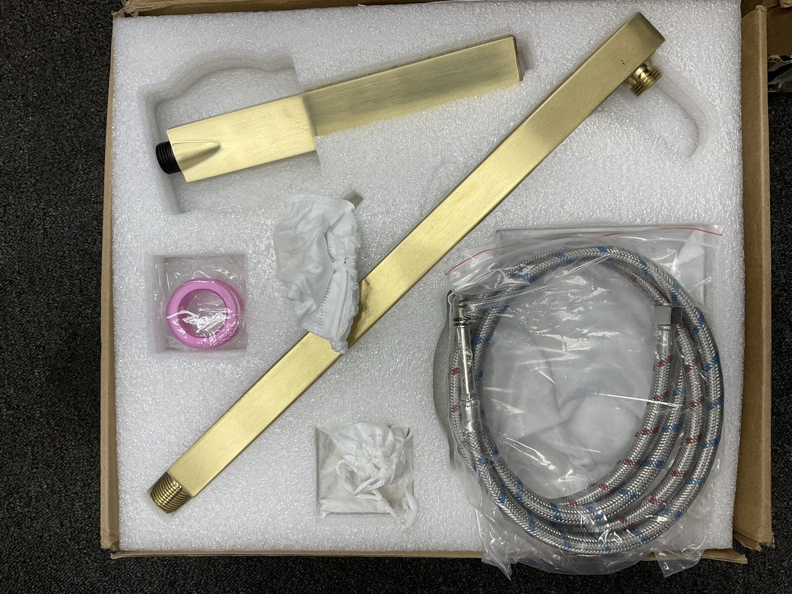 KES Shower System Shower Faucet Complete Rain Shower Head Set XB6223-BZ