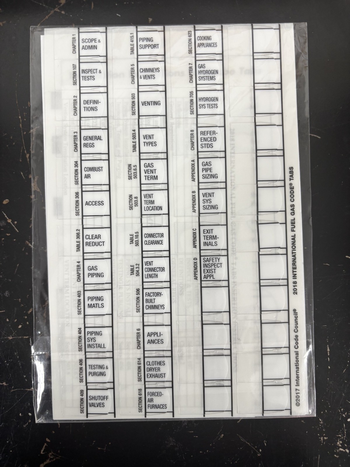 2018 International Fuel Gas Code Turbo Tabs, Soft Cover Version [NEW]