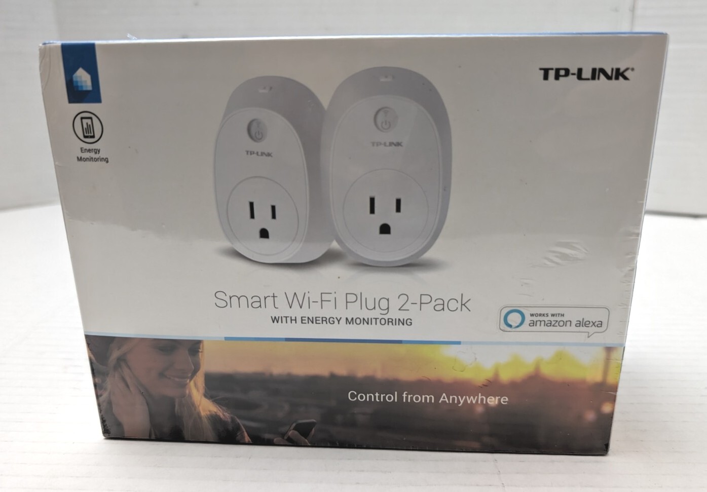 TP-Link Kasa Smart Wi-Fi Plug 2 Pack w/ Energy Monitoring HS 110 New in Box