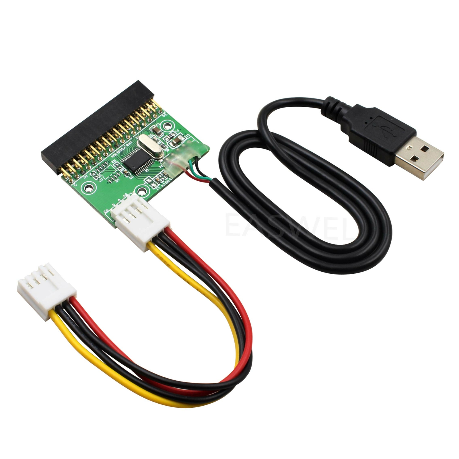 1.44MB 3.5" floppy drive connector 34 PIN 34P to USB cable adapter PCB board P2