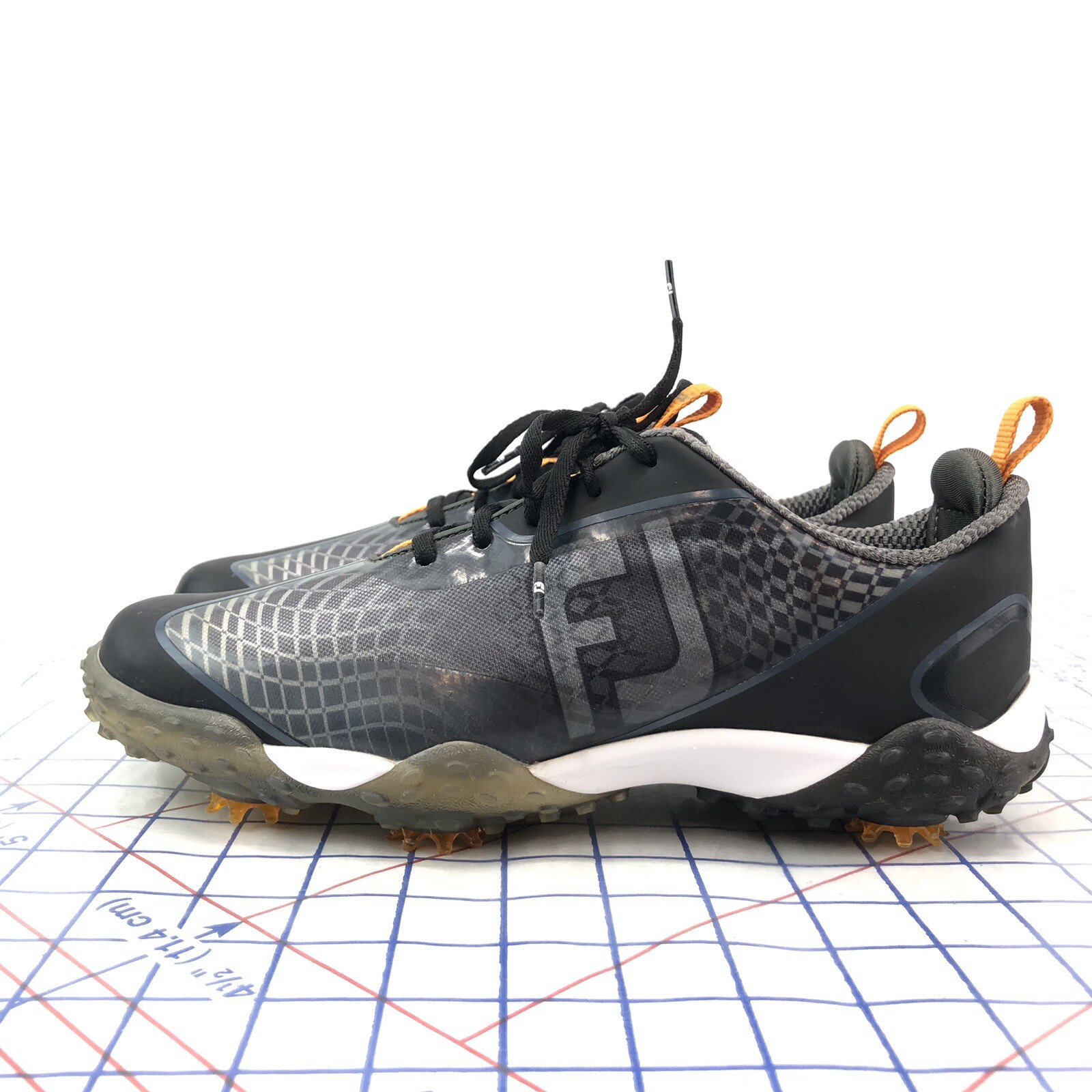 Footjoy Freestyle 2.0 Golf Shoes Cleats Men's Size 8 Black FJ 57347