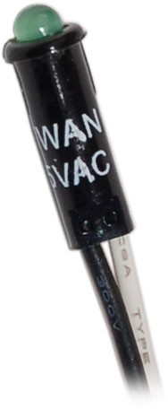 Blue Sea - 8034-BSS LED 120VAC Green 11/64in  (1EA)
