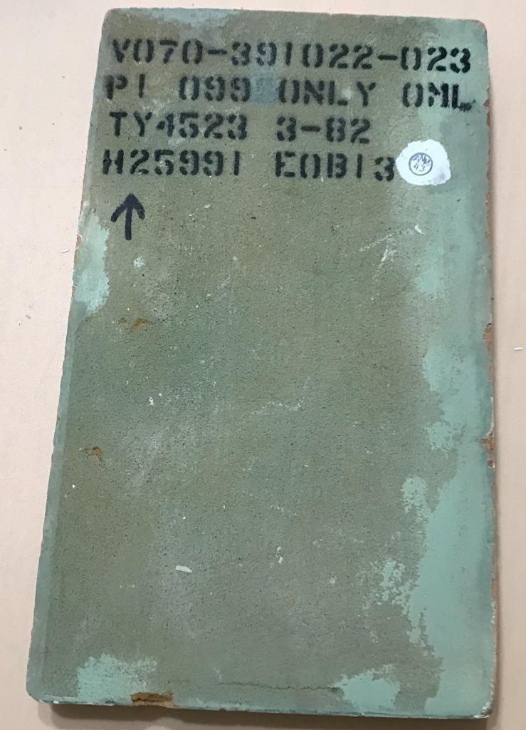 NASA Space Shuttle Fit Check Tile, Challenger 099 Only Unique Shape FWD Fuselage