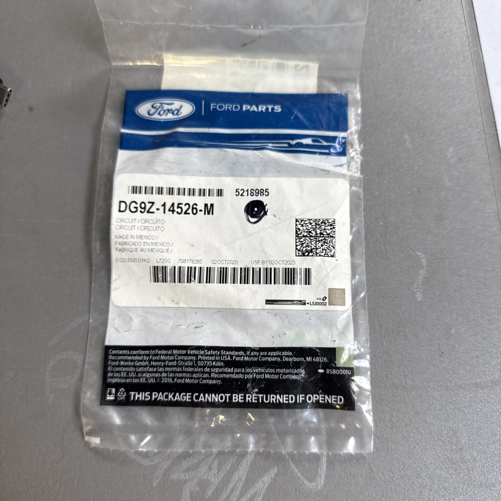 (1) Genuine Ford Mini Fuse DG9Z-14526-M Nos OEM Sold Individually