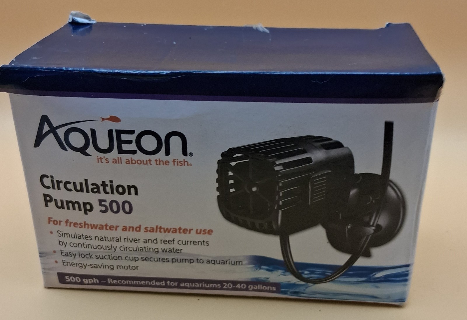 Aqueon Circulation Pump 500 OPEN BOX NEW