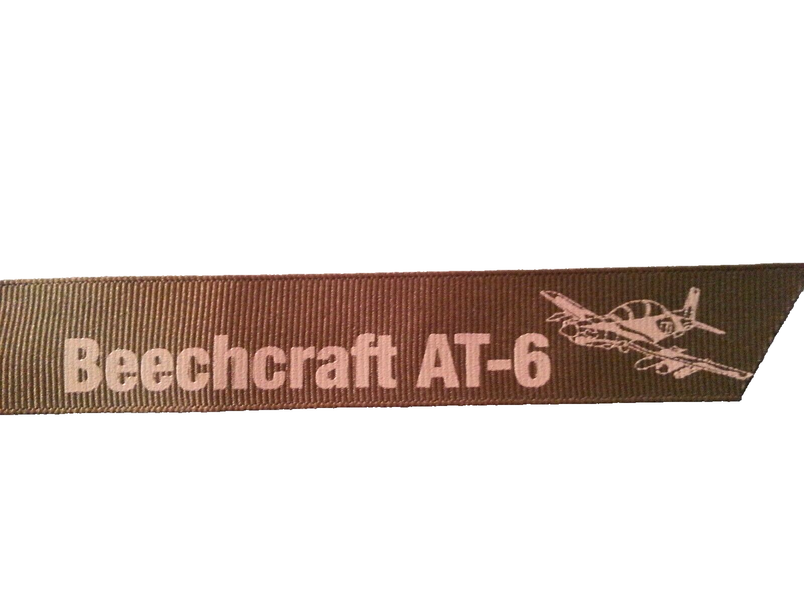 Beechcraft AT-6 Multi-Mission Solution Flight Tag Keychain Brown Style 2