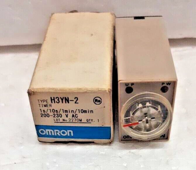 Omron  H3YN-2 Timer  AC200-230V 50/60 Hz  # New Free Expedite   Shipping