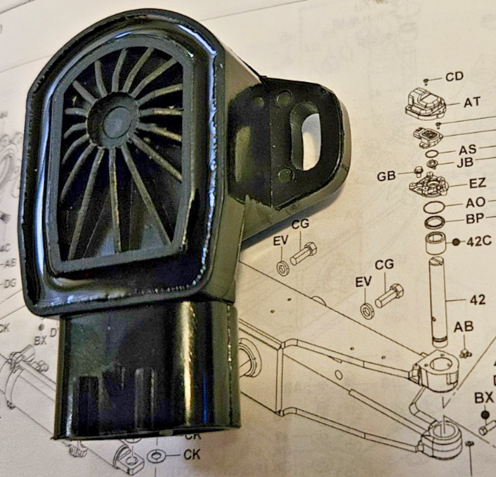 TOYOTA FORKLIFT REAR AXLE ANGLE Position Sensor ASSY 58840-12640-71