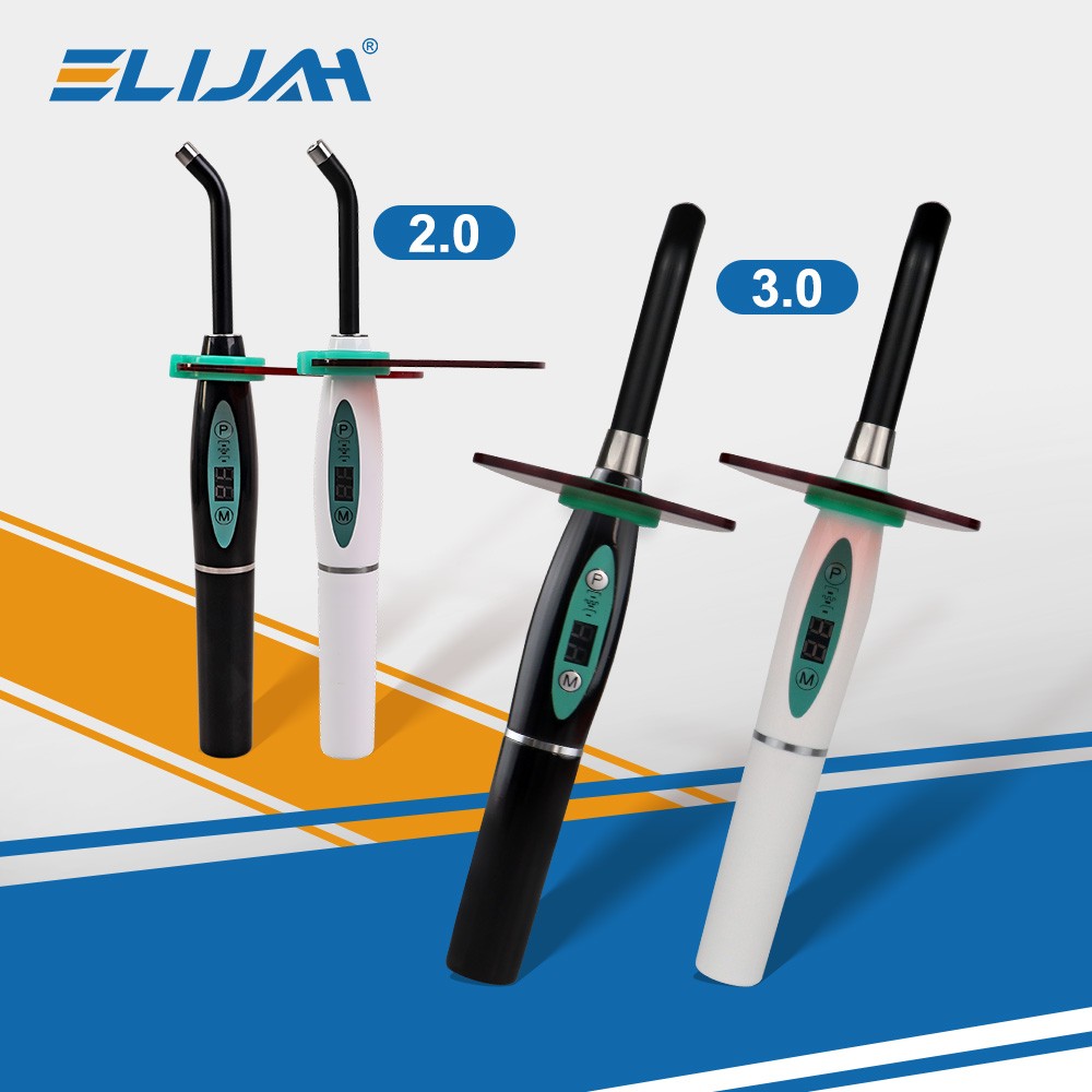 Dental Wireless LED Curing Light 5W 1500mW/cm² Curable Resin Oral Device Dental