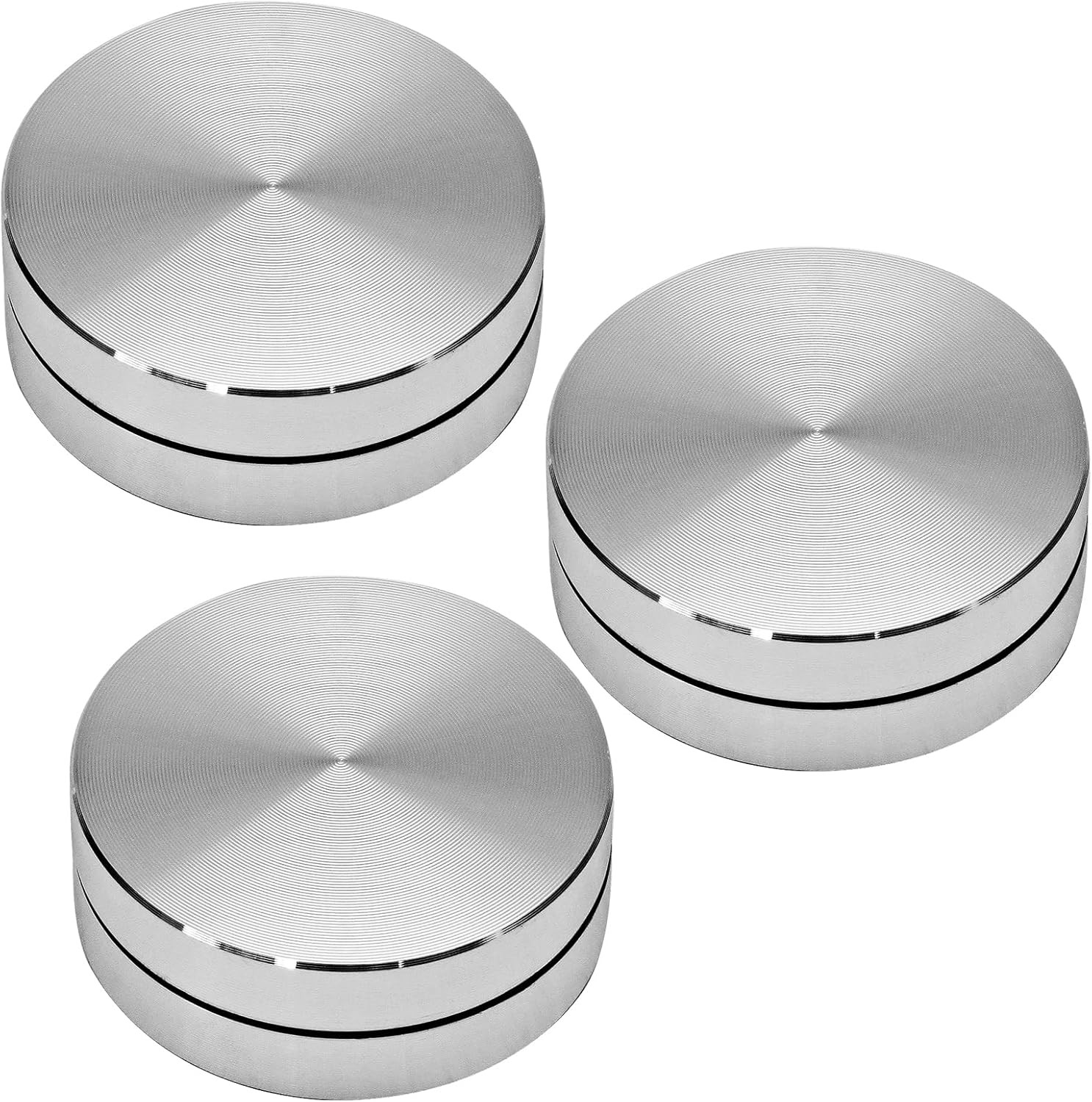 30Mm Pottery Trimming Spinners, 3 Pack | Durable Metal, Clay Rotary Tools, for P