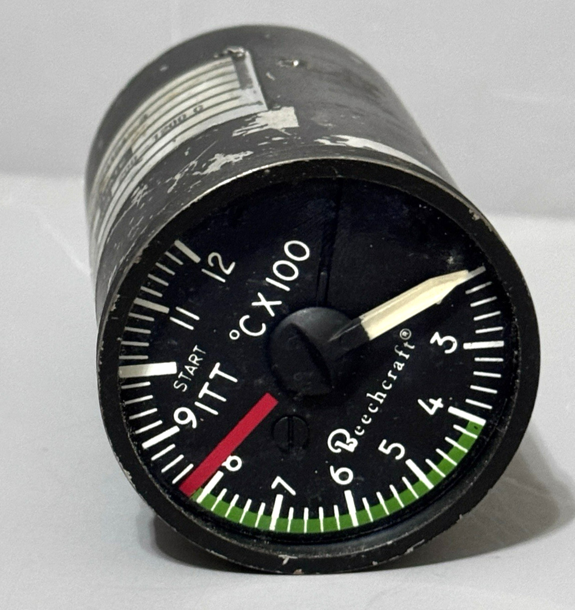 P/N: 101-384154-3 BEECHCRAFT ITT INDICATOR Ametek Vintage Part 522686 Aircraft