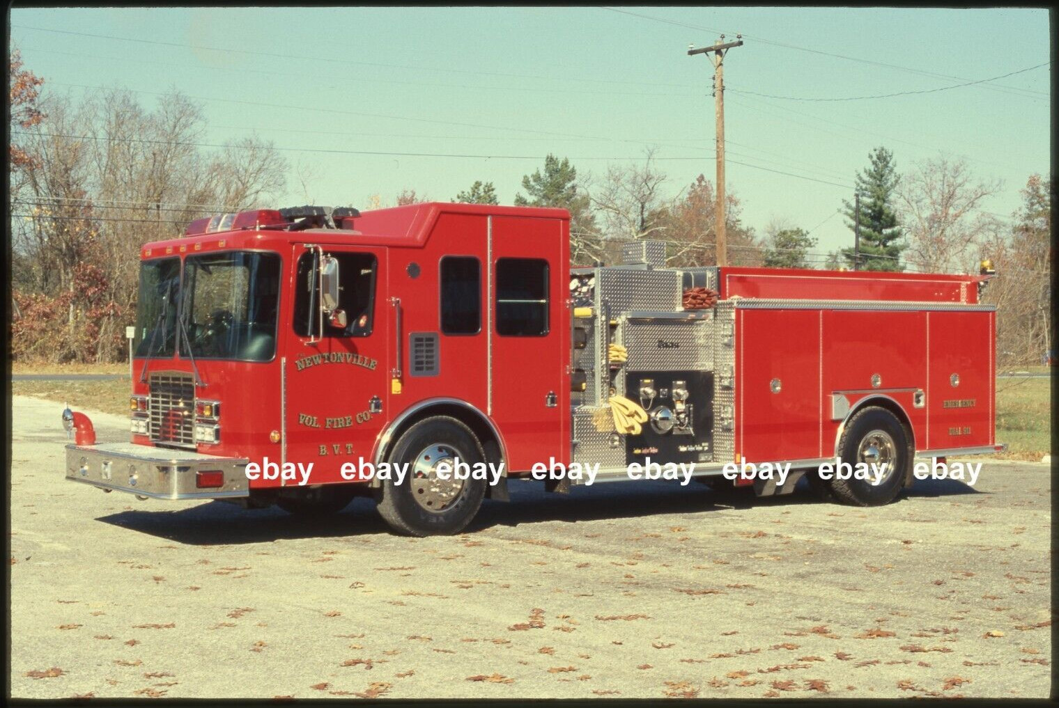Newtonville NJ 2001 HME Central States pumper Fire Apparatus Slide