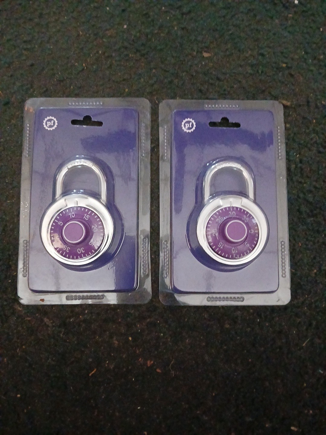Planet Fitness Combination Hardened Lock Purple