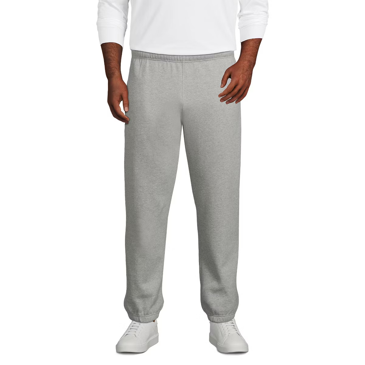 LANDS' END MEN'S SERIOUS SWEATS  SWEATPANTS (Large) (36-38)