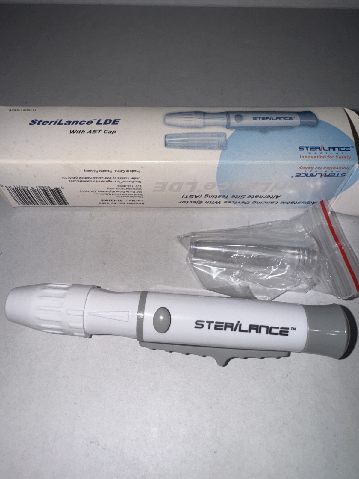 SteriLance LDE With AST Cap Lancing Device