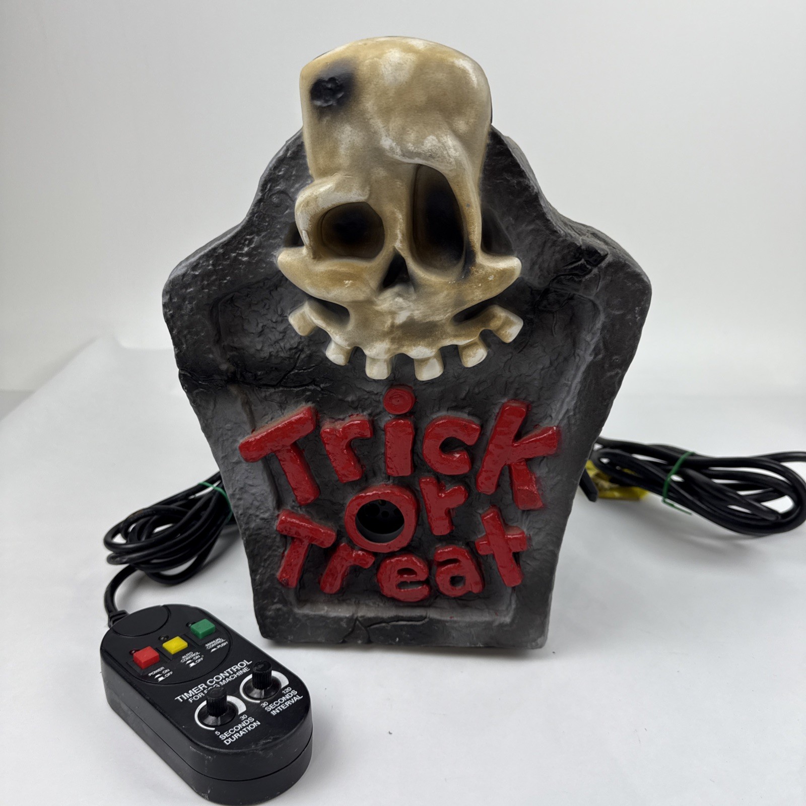 The Halloween Tombstone Fog Machine Trick or Treat Fog Machine in Box No Fog