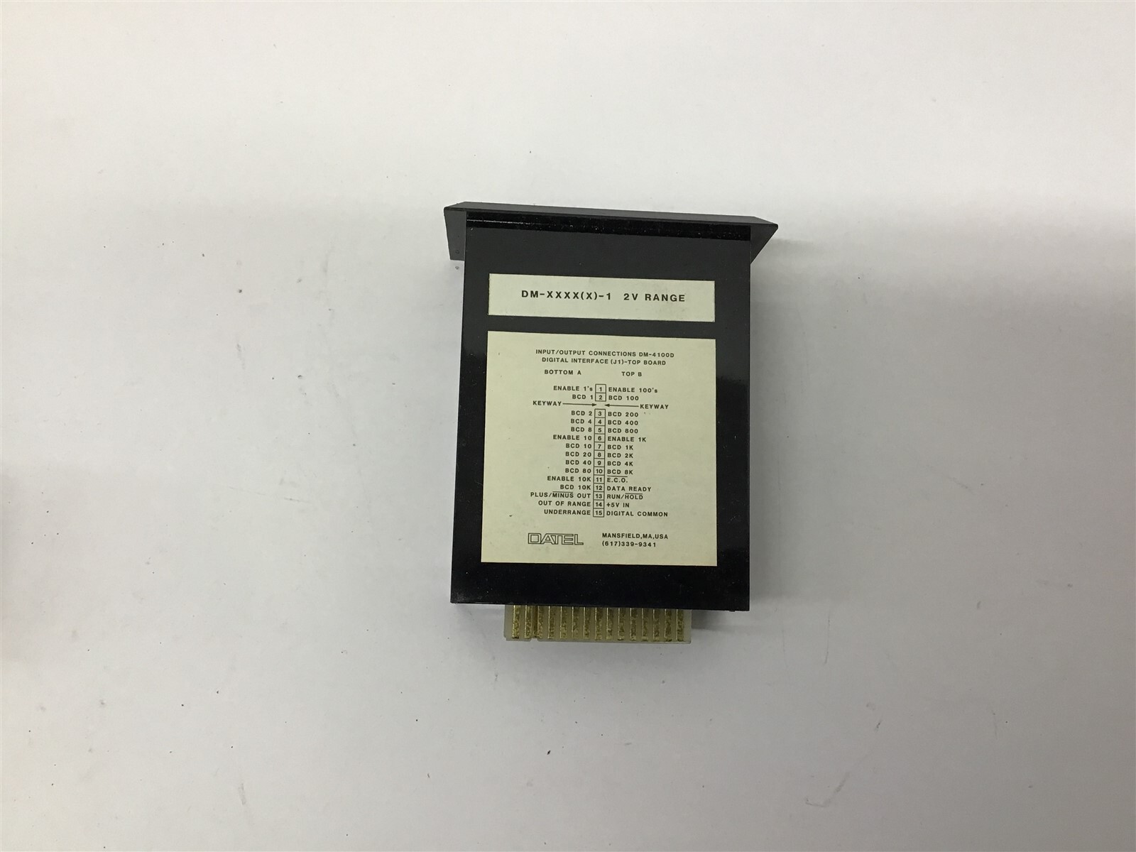 Datel DM4100D Digital Panel Instrument 2V Range