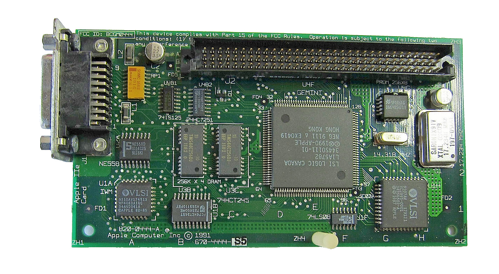 Genuine Vintage Apple 820-0444-A / 670-4444-S5 Card for Macintosh LC