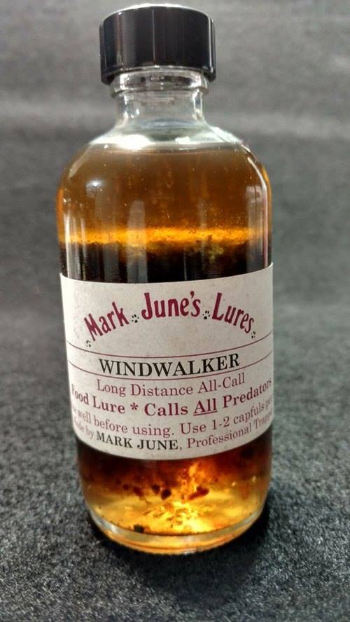 MARK JUNE'S WINDWALKER 4 OZ JAR, BOBCAT, COYOTE, FOX LURE- ALL CALL