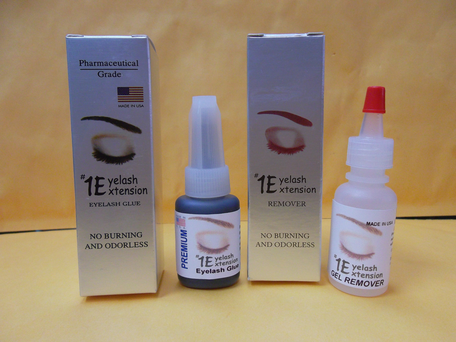Number One #1 PREMIUM FAST DRY Eyelash Extension Glue Adhesive & Gel Remover