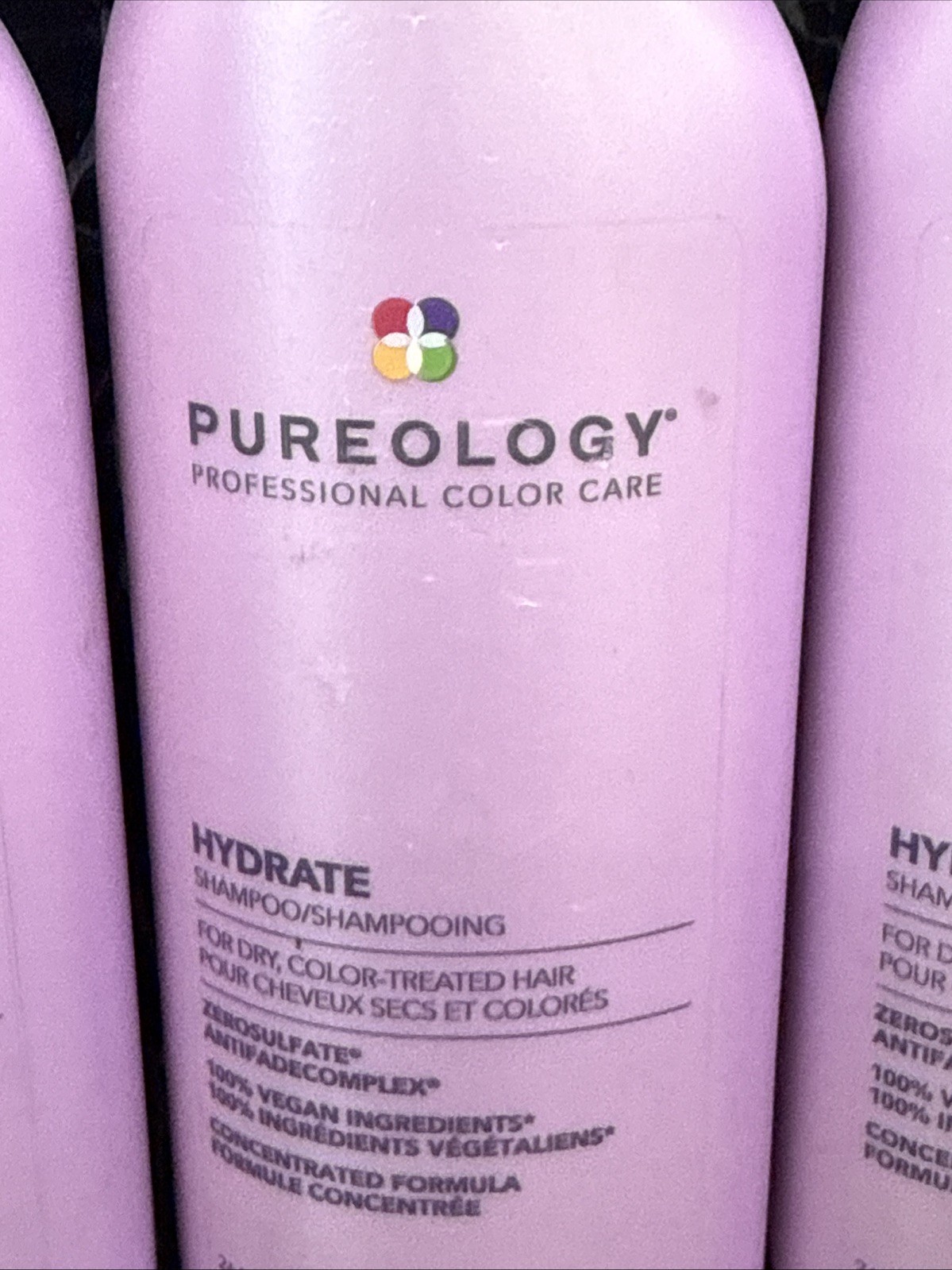 3x Pureology Hydrate Shampoo - 9 oz - NEW