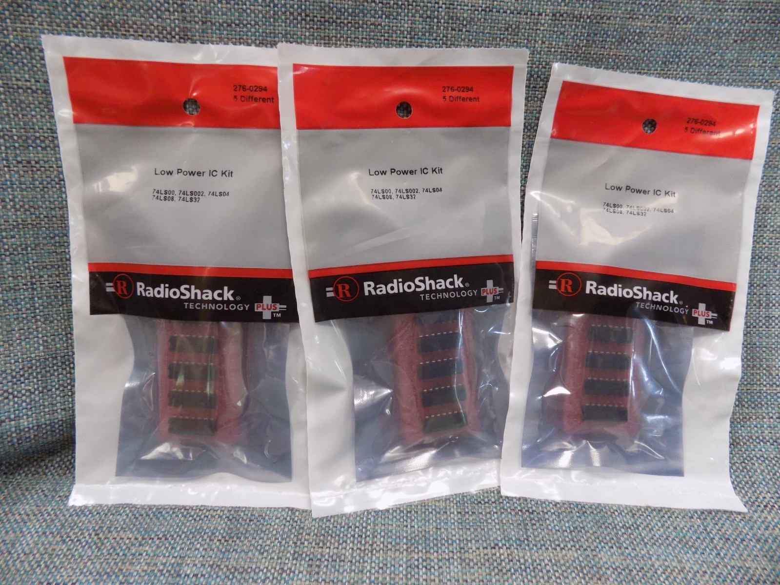 (3) RADIOSHACK Low Power IC Kits 276-0294 (LS) 5 in each (15 total) Factory NOS