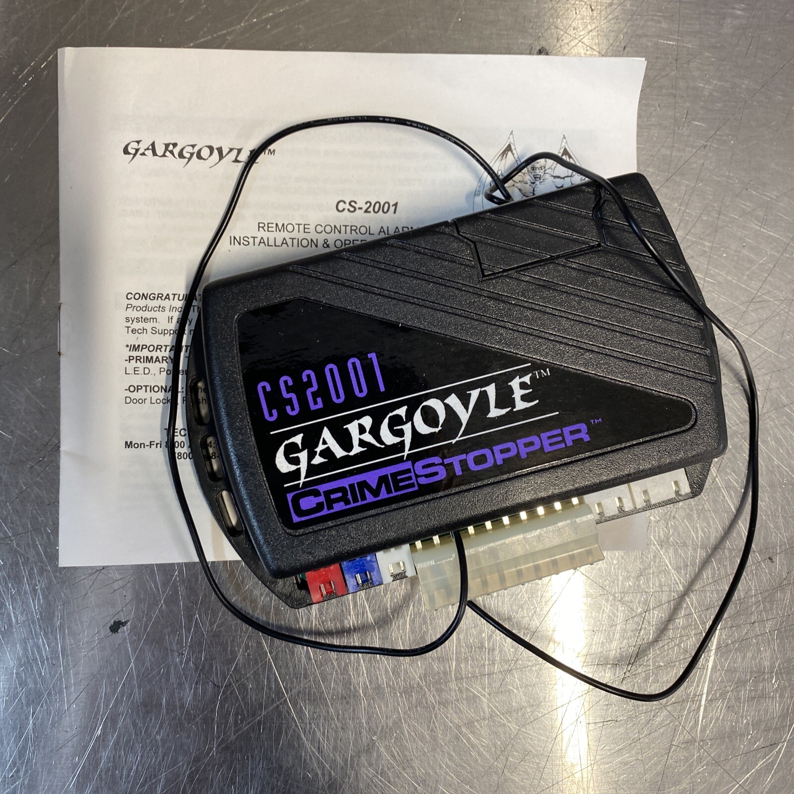 NEW CRIMESTOPPER GARGOYLE CS2001 REMOTE START MODULE BRAIN ONLY - CHXPI960207