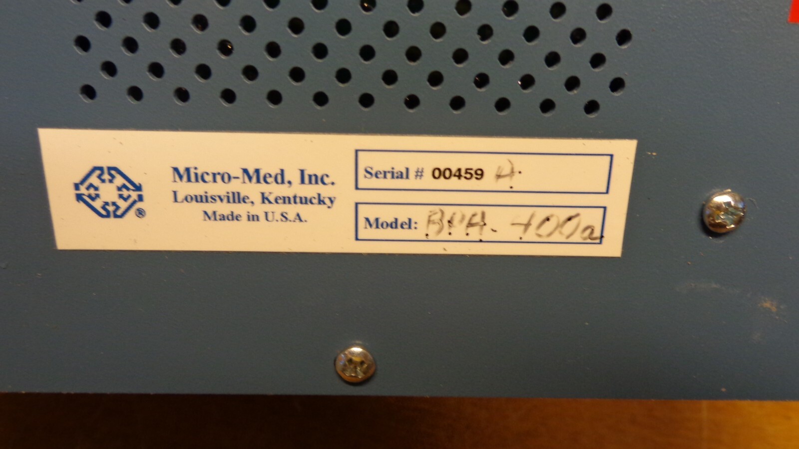 Digi-Med Digital Blood Pressure Analyzer, Model BPA 400A