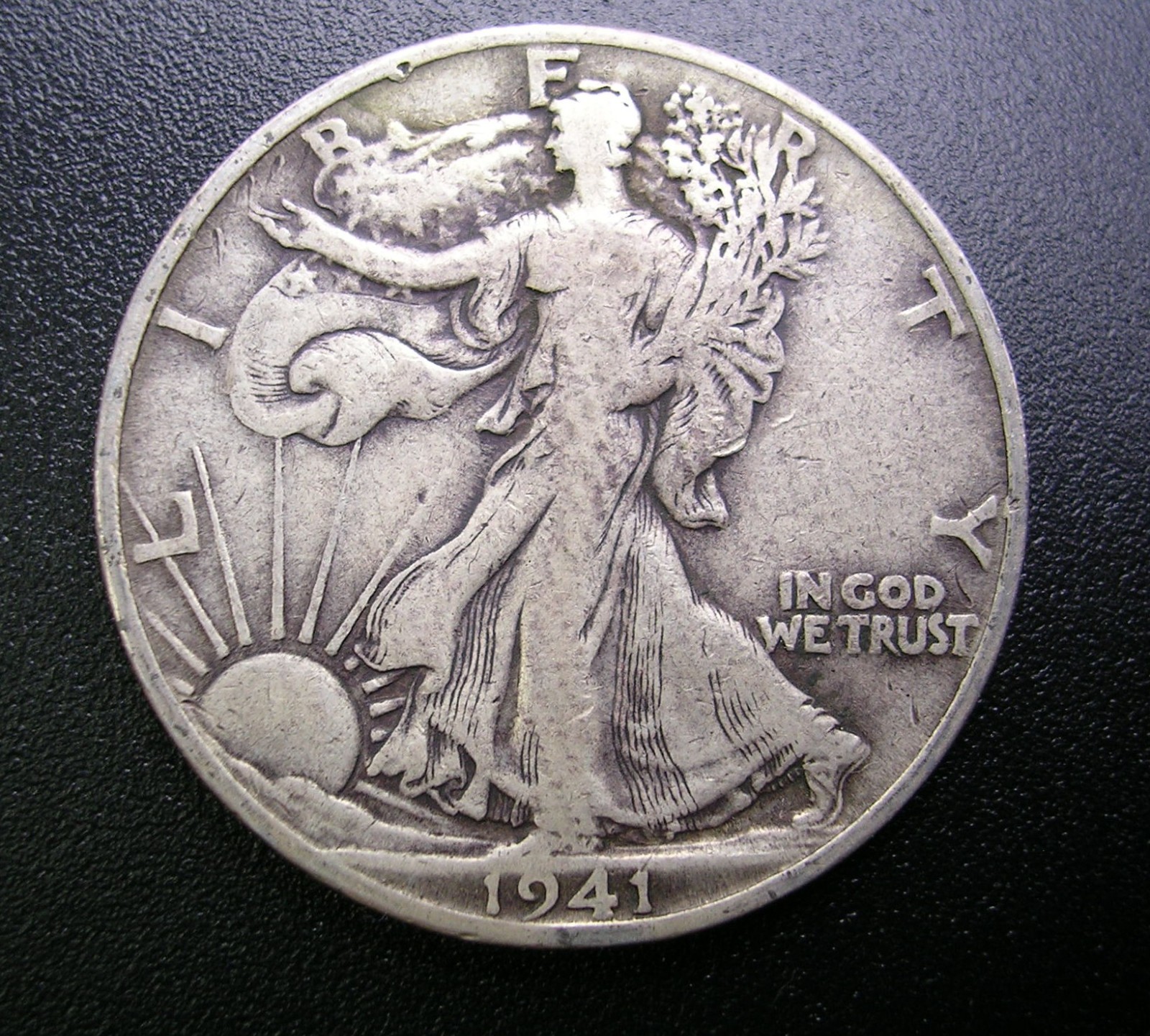 1941 S Walking Liberty Half Dollar US Coin~90% Silver~ San Francisco