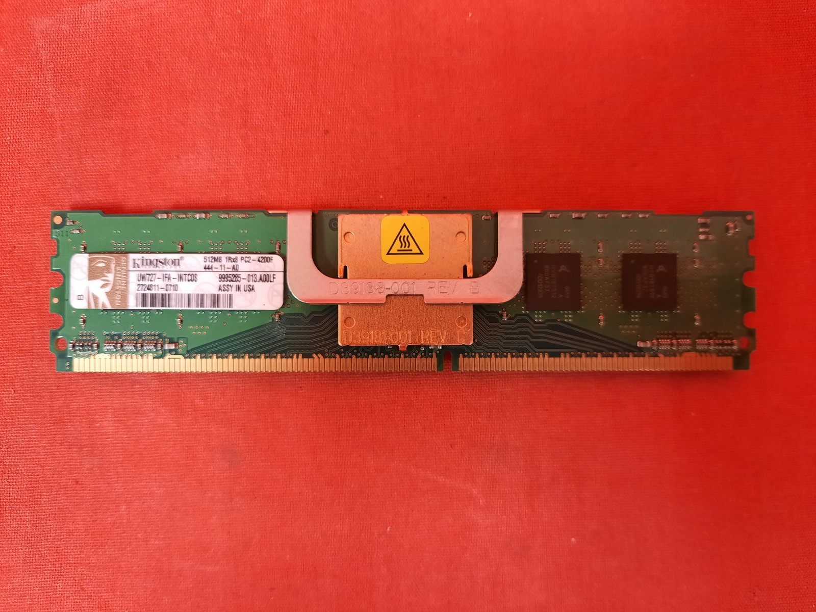 Kingston UW727-IFA-INTC0S 2GB PC2-4200 DDR2 Ecc CL4 240P DIMM Memory 8472